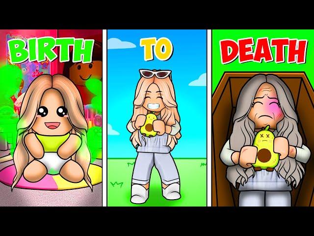 ROBLOX BIRTH TO DEATH STORY COMPILATION IN 8 MINUTES! || Roblox Shorts Compilation!