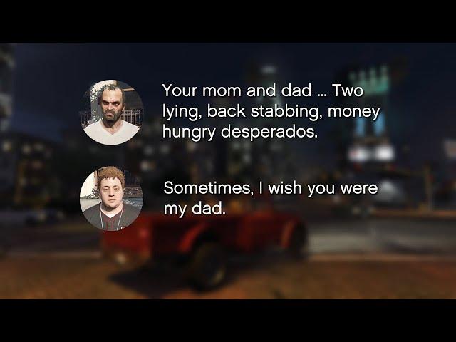 GTA 5 - Interesting Conversations Between Jimmy and Trevor (Hangout Conversations)