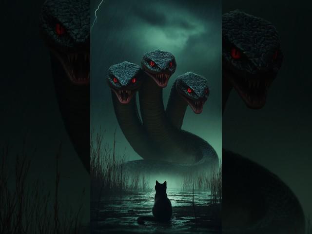 Cat & Snake Fusion  Silent Venom Strikes! #shorts #fusion #hybrids