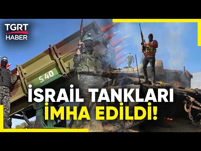 Kassam Tugayları'ndan İsrail'e Geçit Yok! Gazze'de İsrail Tankları Vuruldu - TGRT Haber