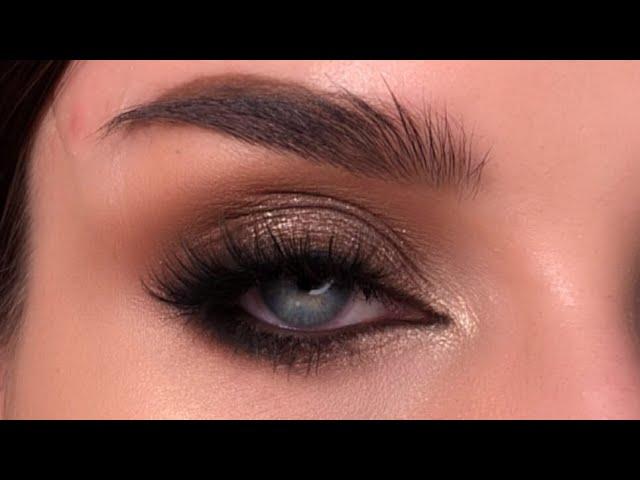 BROWN SMOKEY EYE tutorial for beginners