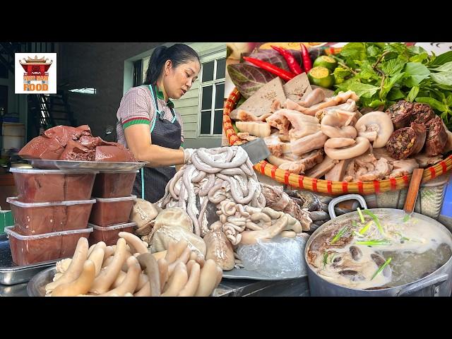 Quán Lòng Luộc Quốc Dân Hà Nội Mỗi Ngày Bán Hơn 100kg Chỉ Trong 4 Tiếng Siêu Ngon | Viet Nam Food