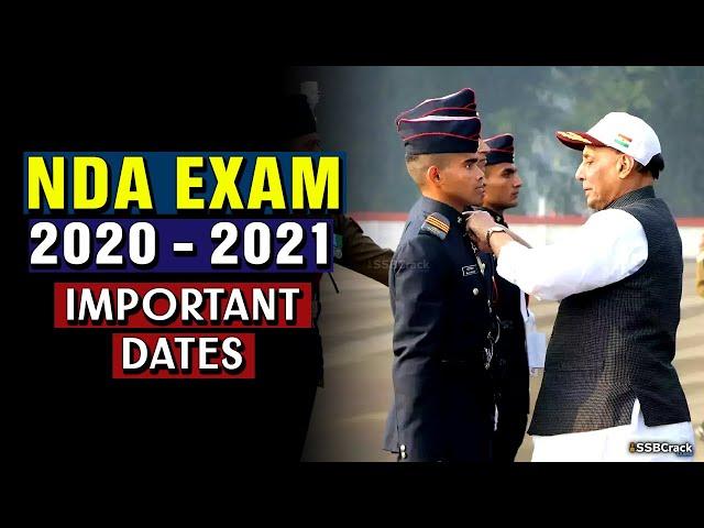 NDA Exam Important Dates | NDA Exam 2020 | NDA Exam 2021