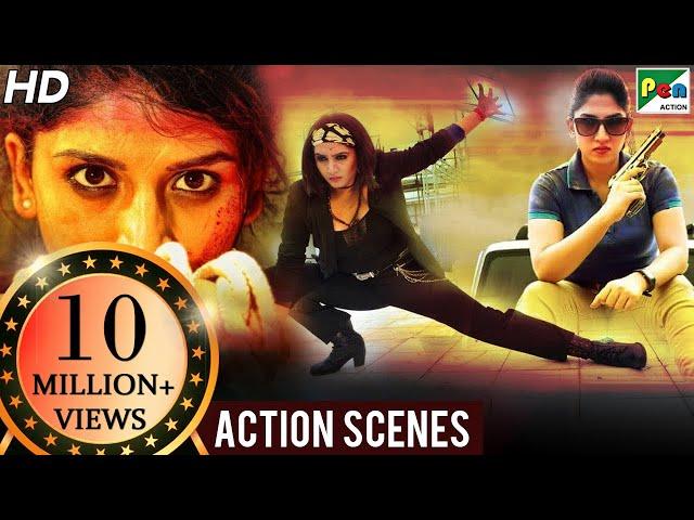 Top 5  South Action Scenes Of 2019 – Female | Ayesha Habib, Ragini Dwivedi | HD