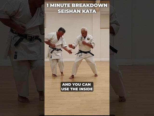 Seishan Kata: Deflection and counter, final moves #shorts