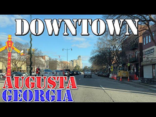 Augusta - Georgia - 4K Downtown Drive