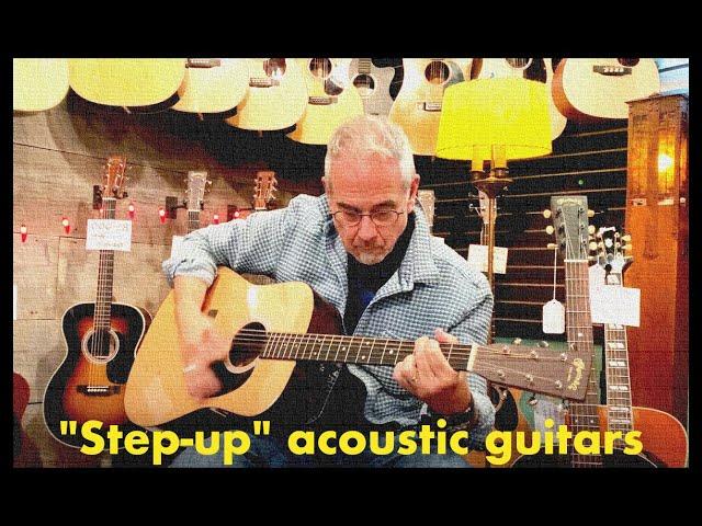 "Step up" acoustic guitars