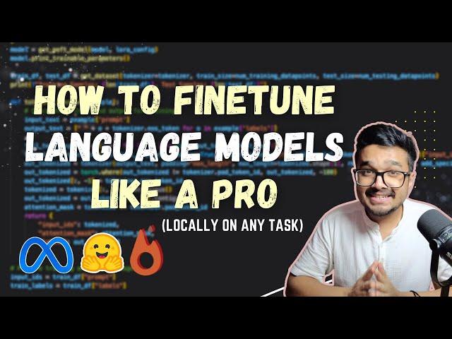 Finetune LLMs to teach them ANYTHING with Huggingface and Pytorch | Step-by-step tutorial