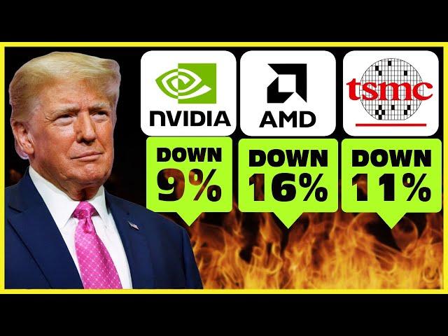 Trump CRASHES Chip Stocks | TSM & ASML Earnings | Nvidia x Serve | Semi Stock Show