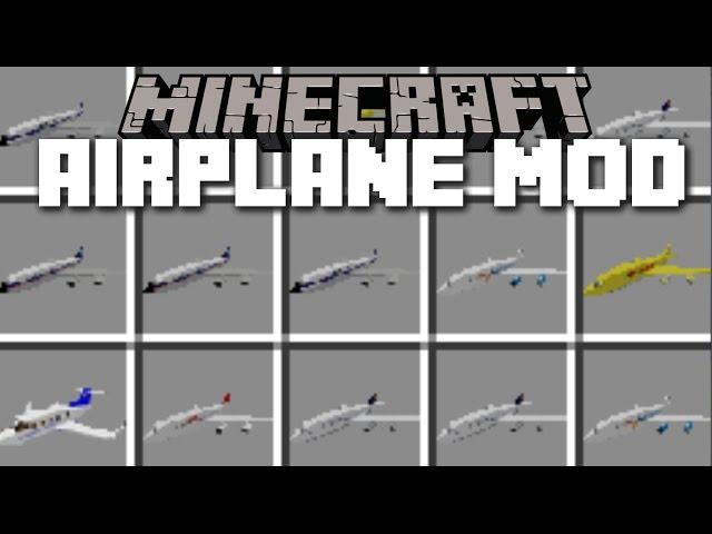 Minecraft AIRPLANE MOD / BOEING 707 PLANE CRASH!!