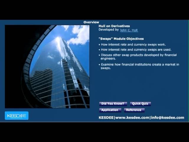 Online course on Swaps - Hull On Derivatives