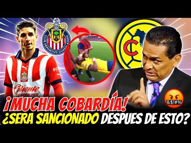 VERGÜENZA¡MUCHA COBARDÍA! FUE GRAVE HOY I CAPTARON TODO AMÉRICA VS CHIVAS