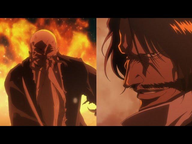 Yamamoto vs Yhwach | Yamamoto use his bankai and turn become the sun | BLEACH TYBW FIGHT SCENE