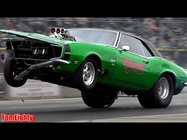 Top 10 Drag Racing Wheelstands (with crashes, fails, and other crazy stuff)