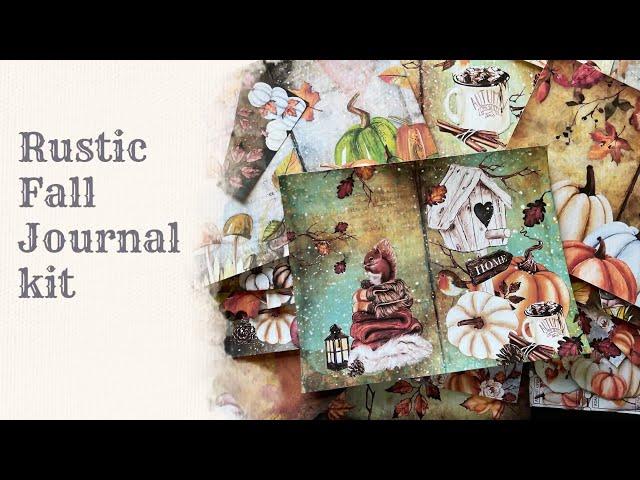 SS Digital Studio Kit share video:  Rustic Fall Journal Kit