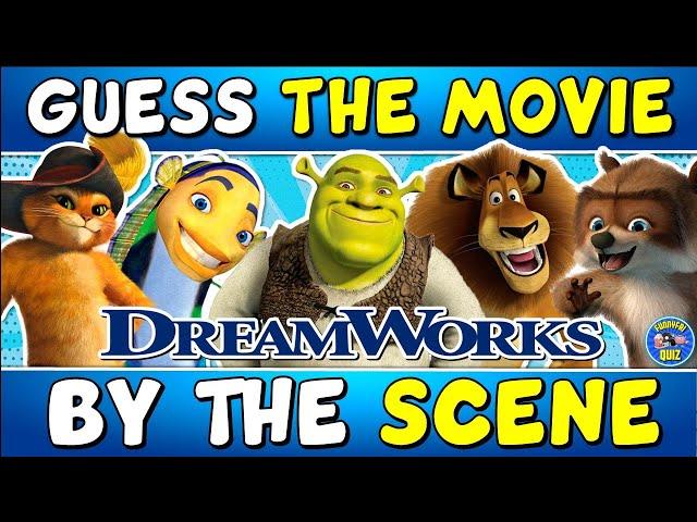 Guess The "DREAMWORKS MOVIE BY THE SCENE" QUIZ!  | CHALLENGE/ TRIVIA