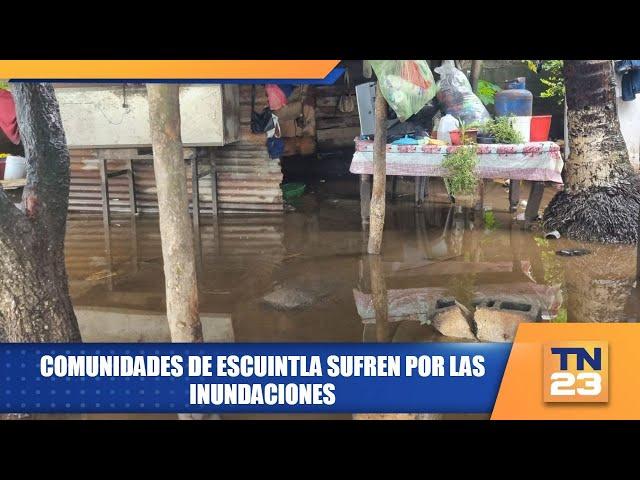 Comunidades de Escuintla sufren por las inundaciones