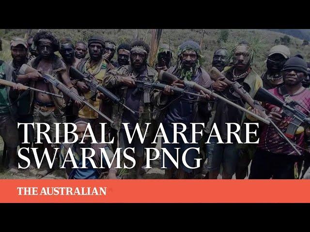 Shocking scenes of tribal warfare swarm Papua New Guinea