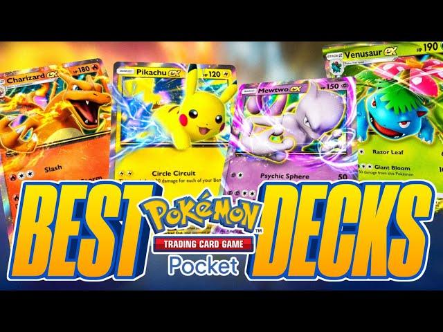 These are the BEST DECKS in Pokemon Pocket right now