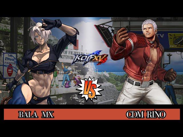 KOFXV Bala Mx (Angel, K', Iori) Vs CDM Rino (O.yashiro, Heidern, Yashiro)