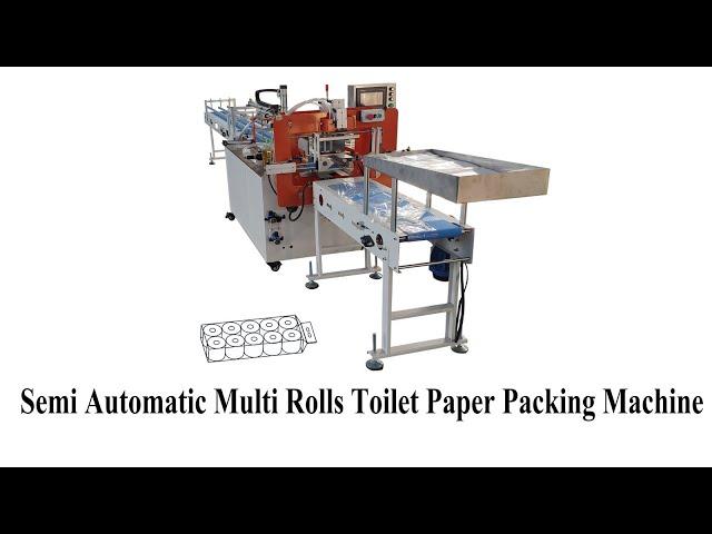 Good price bathroom toilet roll paper bundle packing machine