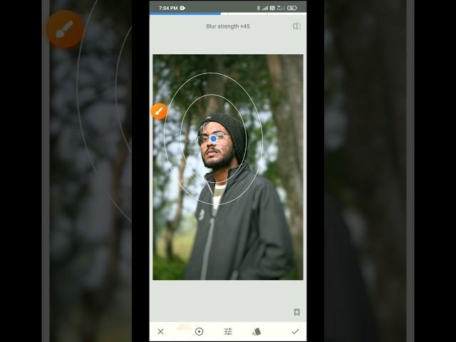 Blur in Snapseed #snapseed #photoediting #short