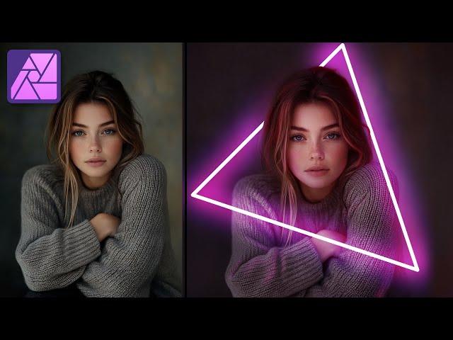 Neon Glow Portrait Effect - Tutorial for Affinity Photo