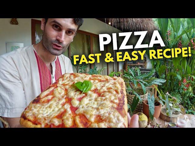 How To Make Pan PIzza at Home (full Recipe) | My Italian Husband Made Pizza