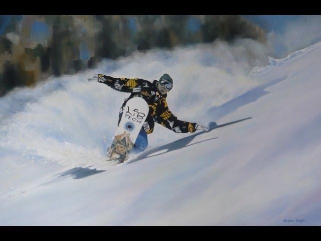 Combining Snowboarding & Art | Richard Stuttle