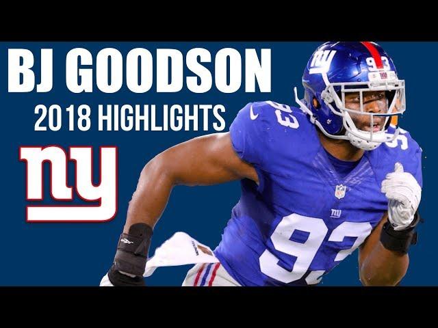 B.J Goodson NY Giants Highlights 2018