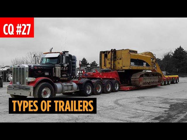 Types of Trailers | Flatbed, Step Deck, Lowboy, RGN, and More