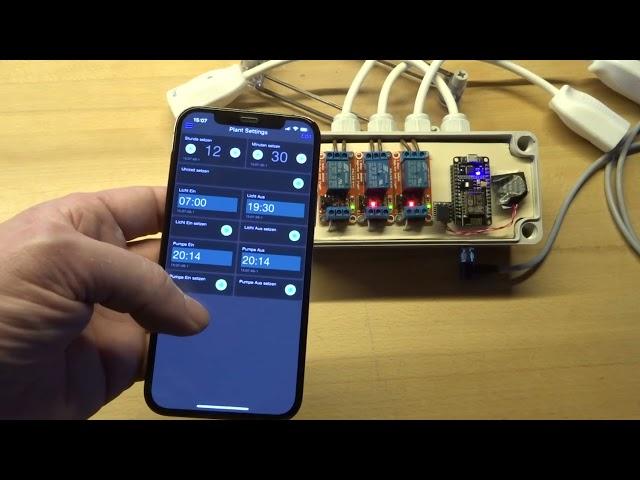 Universal controller for greenhouse with Arduino, ESP8266, MQTT and app