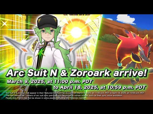 Pokemon Masters EX: Arc Suit N & Zoroark Summoning