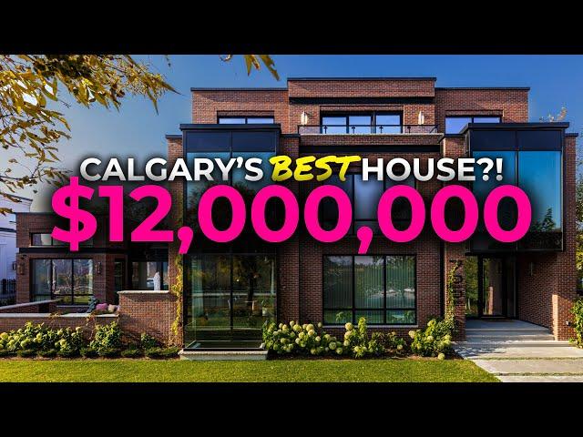 Inside a $12,000,000 Calgary Mansion with Unbelievable SURPRISES + Huge Downtown Views!