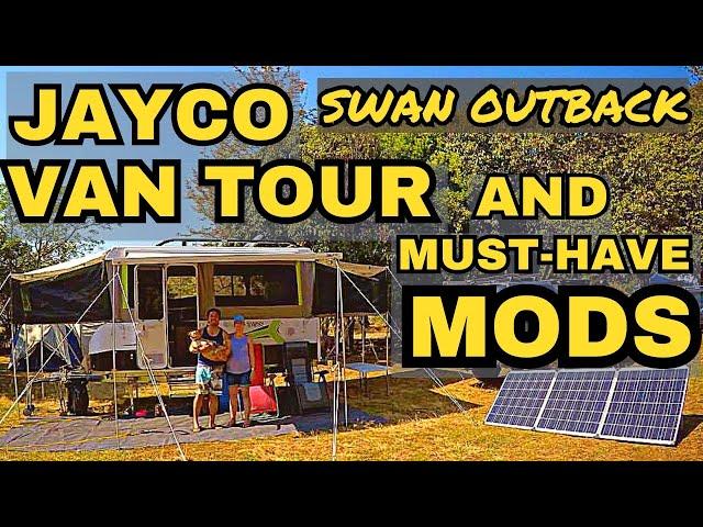 Jayco Swan Outback Walk Through | Essential Mods | Quick Pack Up