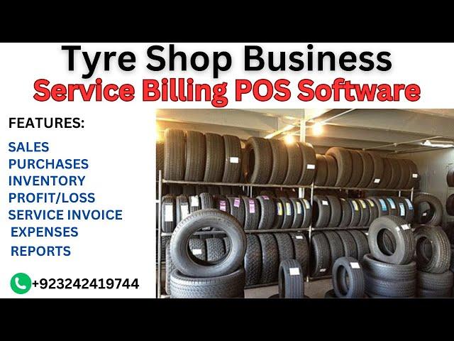 Complete Tyre Business Software Demo | Inventory, Billing, and Customer Management