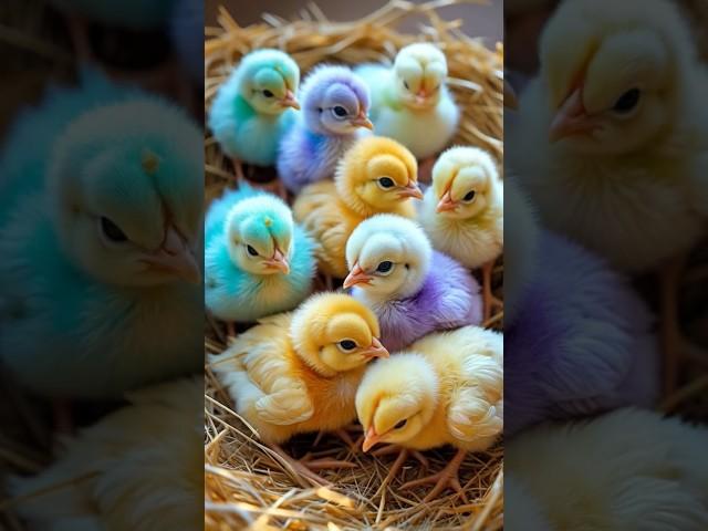 Adorable & Funny Baby Chicks  | Cute Chicken Moments & Bird Sounds!  #viral #animals