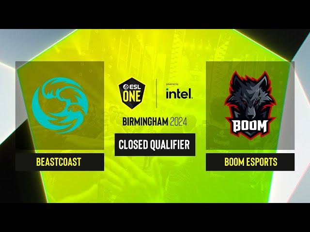 Dota2 - beastcoast vs BOOM Esports - Game 1 - ESL One Birmingham 2024 - CQ - SA