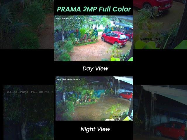 PRAMA 2MP Full Color Camera Original visual clarity comparison video #prama #pramahikvisiom #cctv