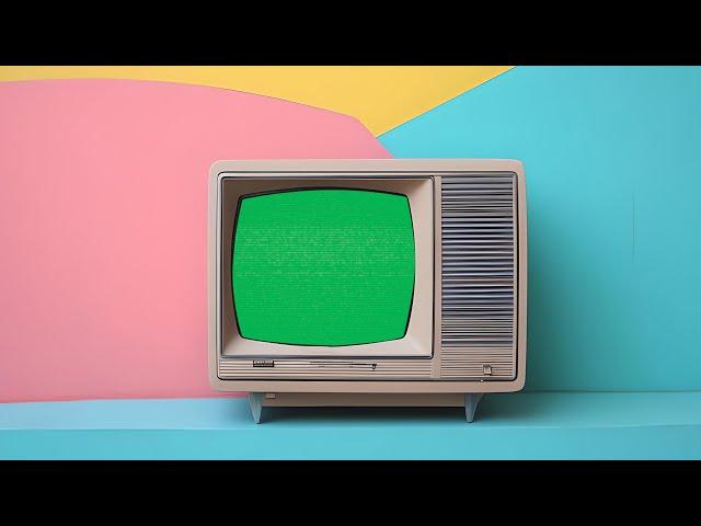 Retro TV Green Screen Animation: A Vibrant Revelation!