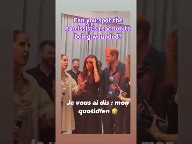 A Narcissist Being Wounded and Showing The Clear Reaction (Meghan Markle) #narcissism #meghanmarkle