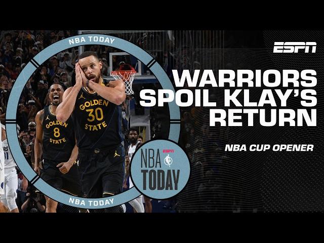 'GAME OF THE YEAR' ️ Kendrick Perkins reacts to Klay Thompson's return to Golden State | NBA Today