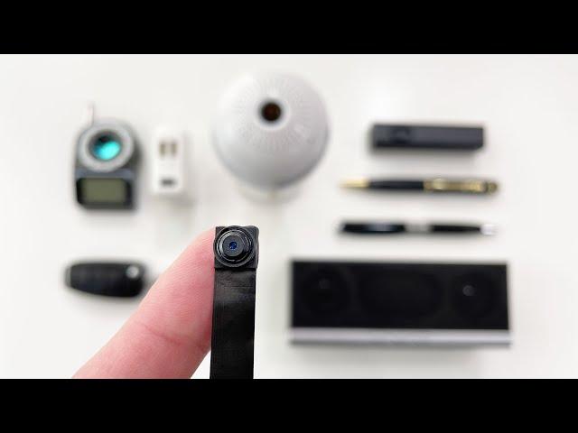 7 Crazy TINY Hidden Spy Cameras! 