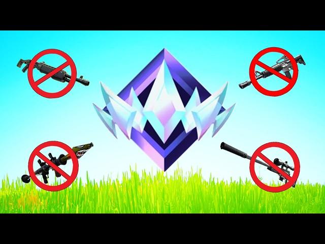 I Got The Highest Rank in Fortnite with NOTHING