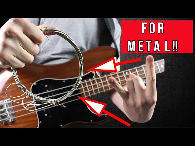 Best Bass Strings For Metal - WATCH BEFORE YOU BUY!