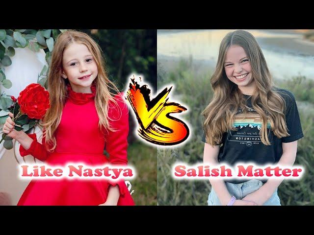 Salish Matter VS Like Nastya Transformation | From Baby To Now Years Old