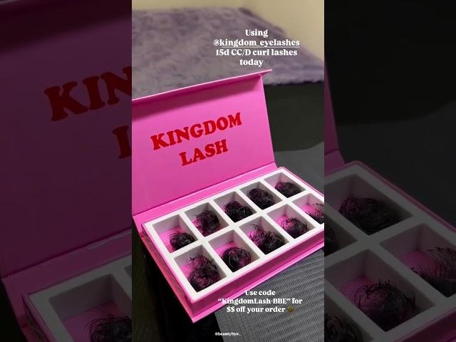  Get Luxe Lashes at KingdomLash.com! #lashartist  #lashtech #lashextensionsupplies