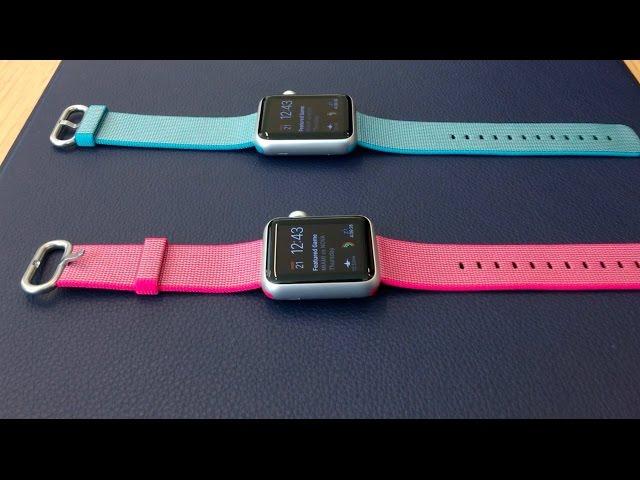 Apple Watch: New Woven Nylon Bands