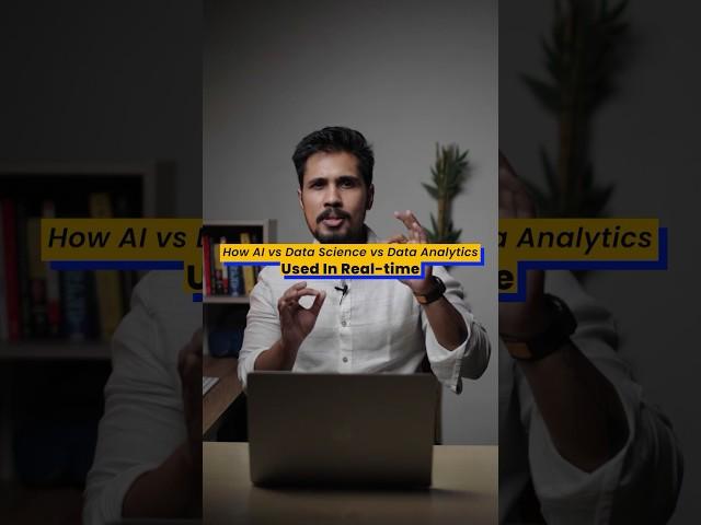 AI vs DS vs DA in Real-Time #datascience