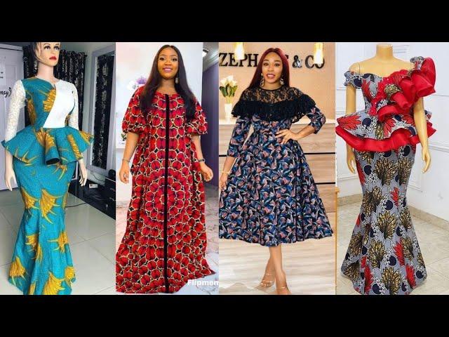 Ankara decent church dress styles